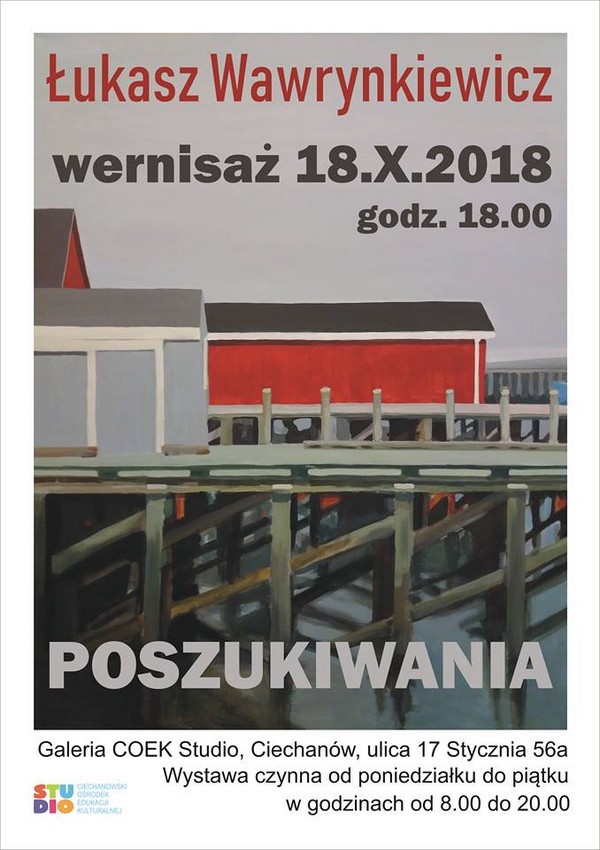 Wystawa Łukasza Wawrynkiewicza w COEK Studio