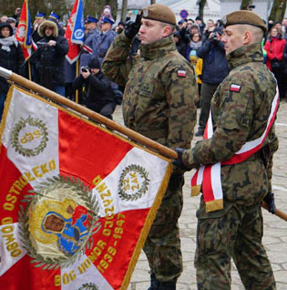 Przysięga wojskowa 5 Mazowieckiej Brygady Obrony Terytorialnej