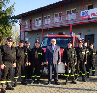 Wóz strażacki dla OSP Przywilcz, Gmina Grudusk
