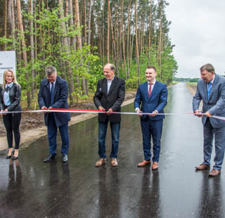 Otwarcie drogi gminnej w miejscowości Soboklęszcz - Gmina Sońsk