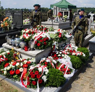 Uroczystość z okazji 79. rocznicy mordu żołnierzy Armii Krajowej – Łopacin