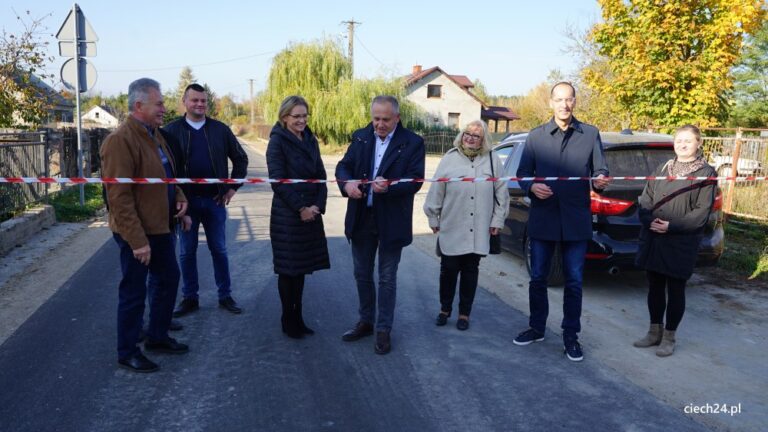 Nowy odcinek drogi w Gminie Ciechanów: Gumowo – Kanigówek