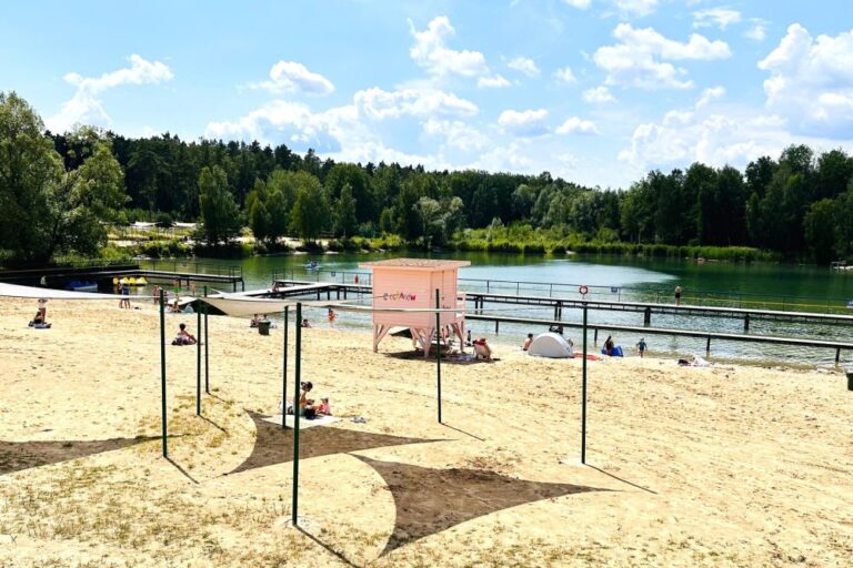 Kolejny etap prac ukończony na kąpielisku Krubin w Ciechanowie