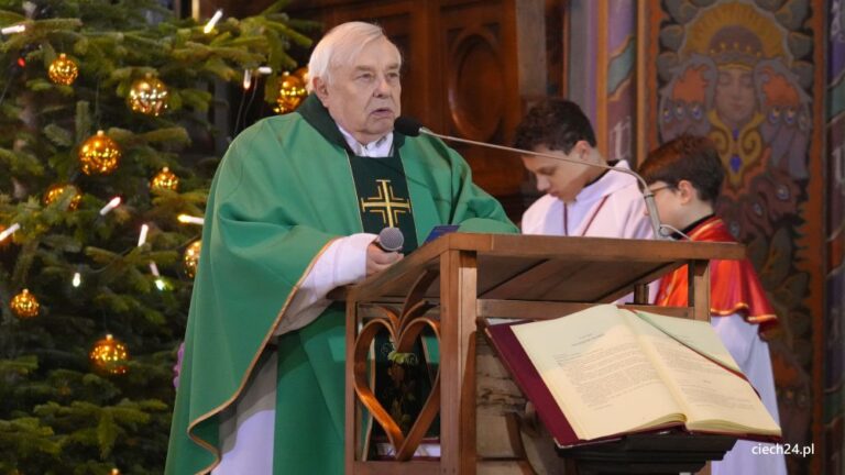 85. urodziny ks. dr prałata Ireneusza Wrzesińskiego, byłego proboszcza ciechanowskiej fary